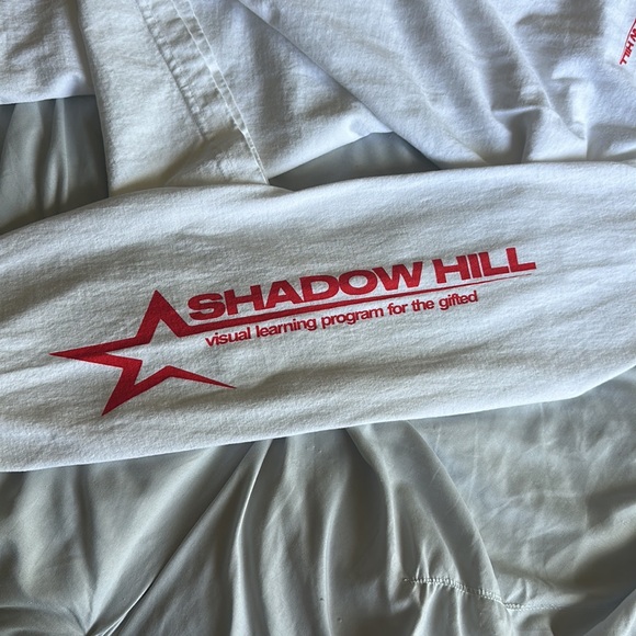 Shadow Hill long sleeve white t shirt - Picture 4 of 4